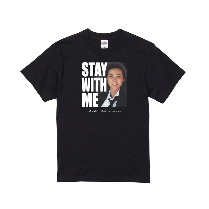 Miki Matsubara "stay black" T-SHIRT