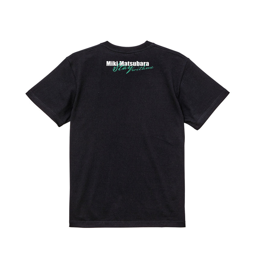 Miki Matsunbara "stay black" T-SHIRT