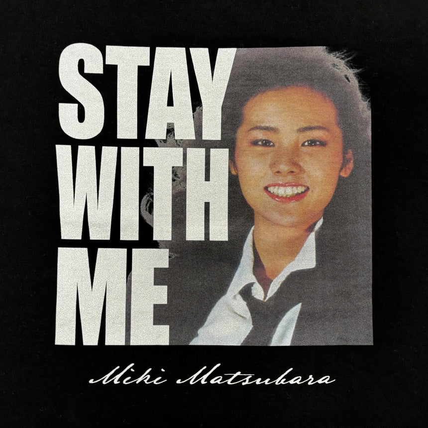 Miki Matsubara "stay black" T-SHIRT